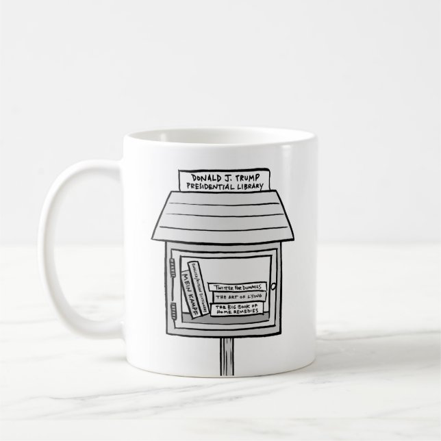 Taza De Café Trump Library (Izquierda)