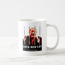 TAZA DE CAFÉ TRUMP-LOCK ÉL PARA ARRIBA
