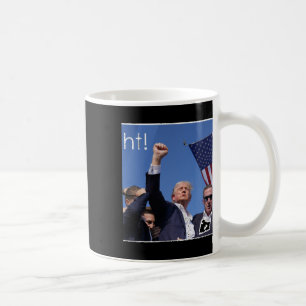 Taza De Café Trump lucha contra el tiroteo en Pensilvania activ