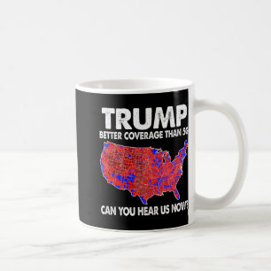 Taza De Café Trump mejor cobertura que 5g Mapa soporte a Trump