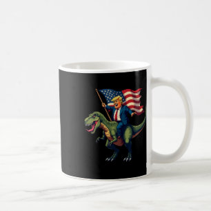 Taza De Café Trump monta un dinosaurio T-rex Trump en la caída 