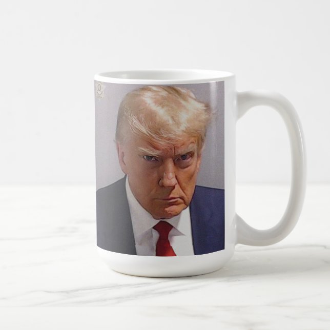 Taza De Café Trump Mug Mugshot 2024 (Derecha)