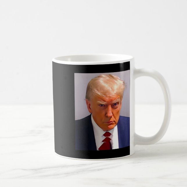 Taza De Café Trump Mug Shot 1 (Derecha)