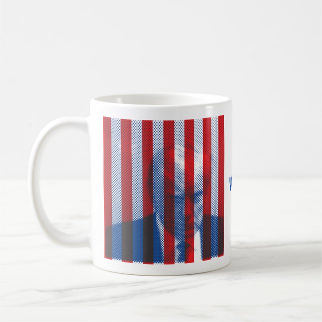 Taza De Café Trump Mug Shot Mug (Izquierda)
