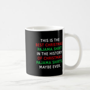 Taza De Café Trump Navidades pijamas - Cita divertida de Trump