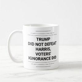 Taza De Café Trump no derrotó a Harris