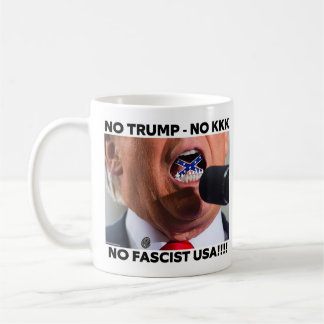 TAZA DE CAFÉ "TRUMP 'NO FASCISTA EE. UU.'"