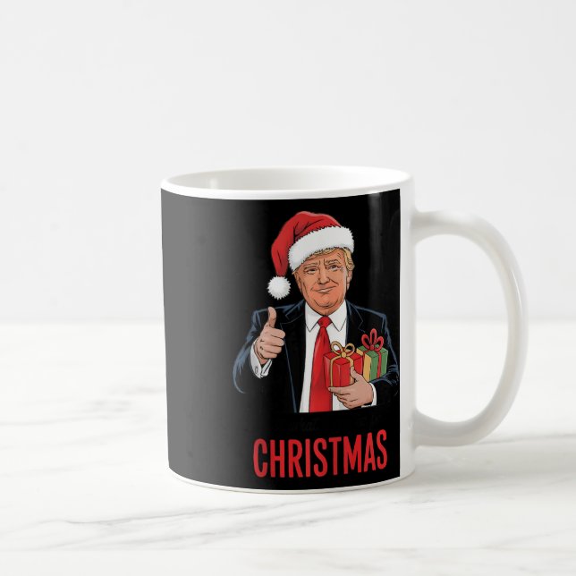 Taza De Café Trump Obtuvo Lo Que Quería Para Navidades Gracioso (Derecha)