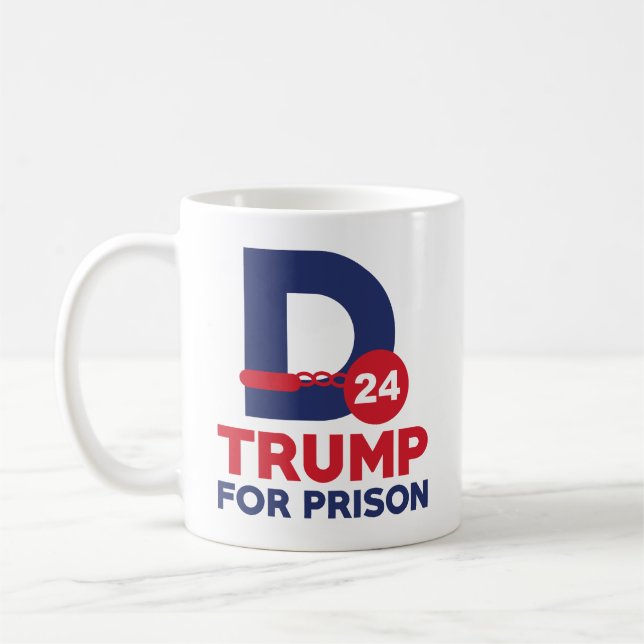 Taza De Café Trump Para Prisión 2024 (Izquierda)