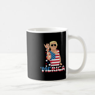 Taza De Café Trump Patriótico 4 De Julio América Libertad Indep