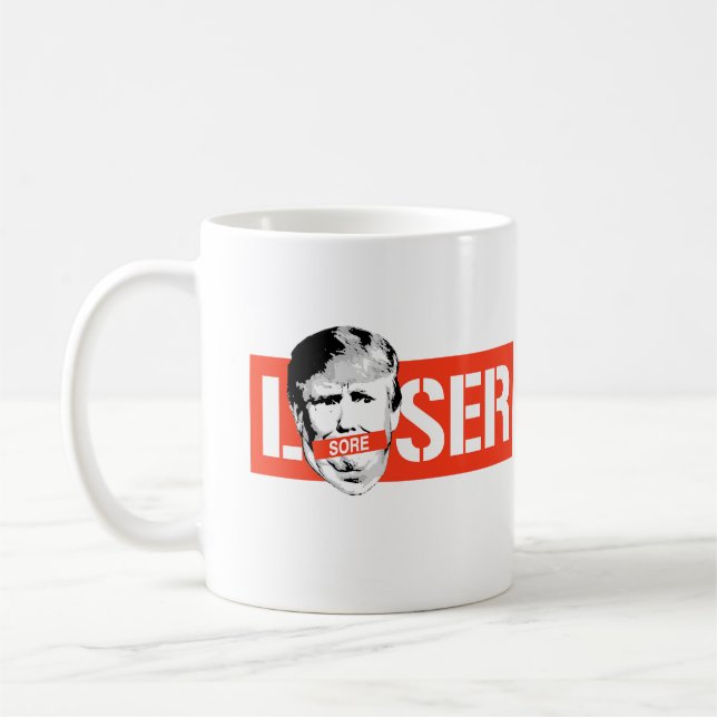 TAZA DE CAFÉ TRUMP PERDEDOR DE SORE (Izquierda)