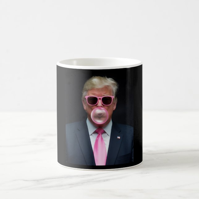 Taza De Café Trump Pink Bubble Gum President 47 USA (Centro)