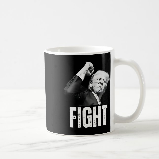 Taza De Café Trump primero tira sobre Donald Trump (Derecha)