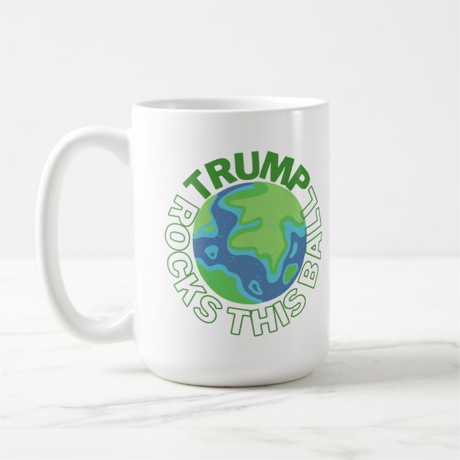 Taza De Café Trump sacude esta pelota (Izquierda)
