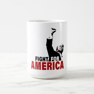 Taza De Café Trump Shooting Fight Fight Fight Fight For America