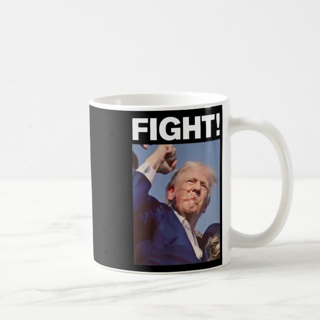 Taza De Café Trump Shot 2024 (Derecha)