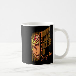 Taza De Café Trump Siempre se Rinde Divertido Taco de Trump