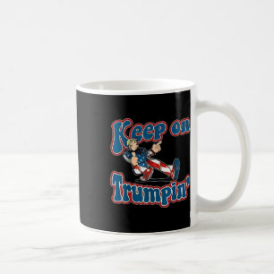 Taza De Café Trump sobre Trump para presidente 2024 Bandera Est