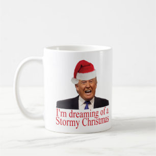 Taza De Café Trump, soñando con Navidades tormentosos