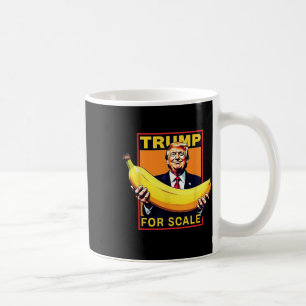 Taza De Café Trump su banana (a escala): Gracioso 2