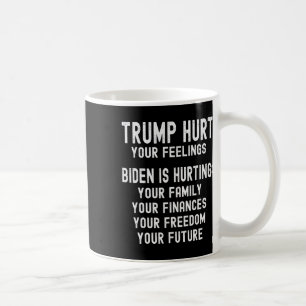 Taza De Café Trump te lastimó los sentimientos Trump 2024 Anti-