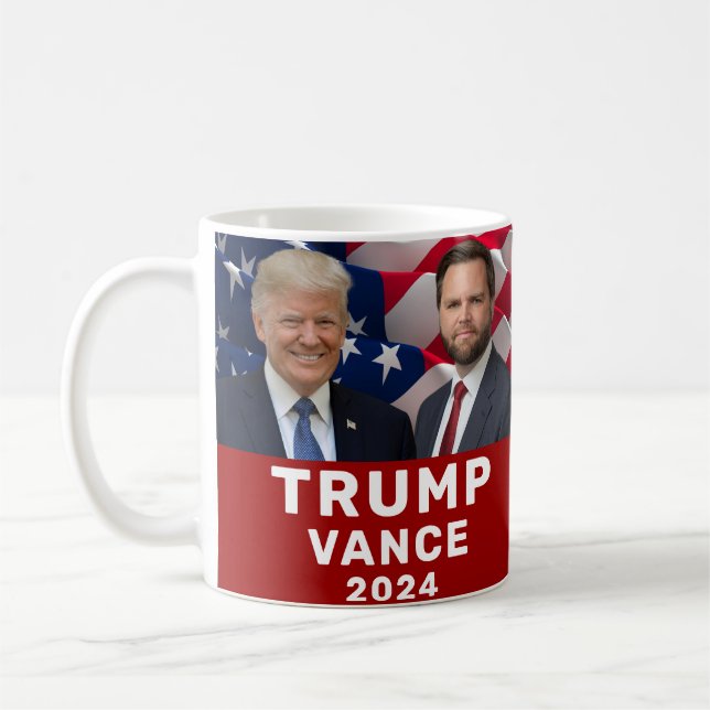 Taza De Café Trump Vance 2024 (Izquierda)