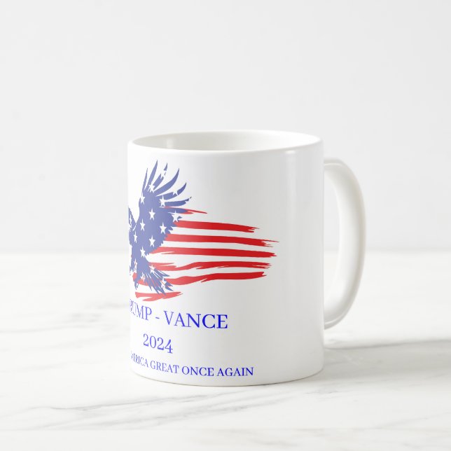 Taza De Café Trump Vance 2024 Mug (Anverso derecho)