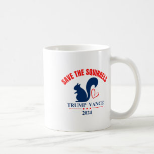 Taza De Café Trump Vance 2024 Salve Las Ardillas