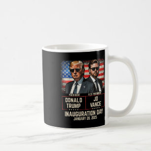 Taza De Café Trump Vance Día de la Inauguración 2025 Donald Tru