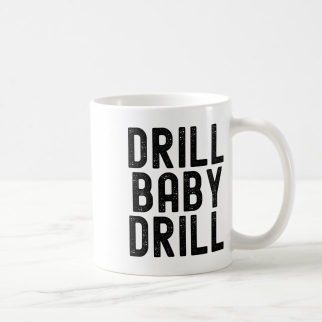 Taza De Café Trump Vance Drill por Trump (Derecha)