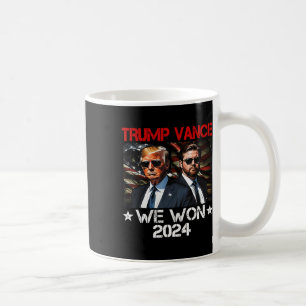 Taza De Café Trump Vance Ganamos Ganar Día de Inauguración 2025