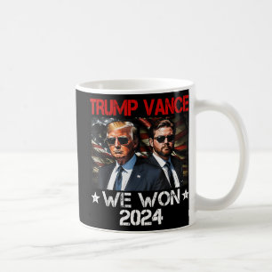 Taza De Café Trump Vance Ganamos Inauguración Día 2025 47