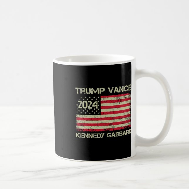 Taza De Café Trump Vance Kennedy Gabbyrd Jaque Mate Tomar Améri (Derecha)