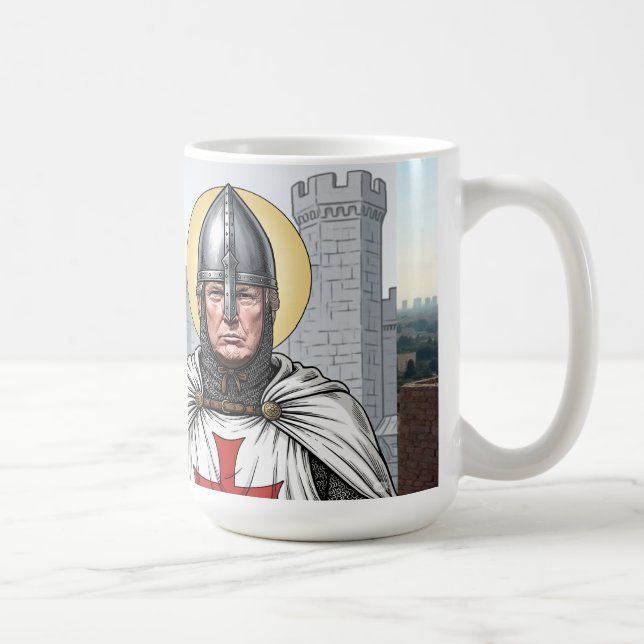 Taza De Café Trump y los Templarios  (Derecha)