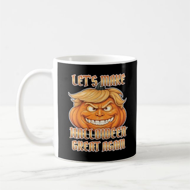Taza De Café Trumpkin Hagamos de Halloween un gran clásico (Izquierda)
