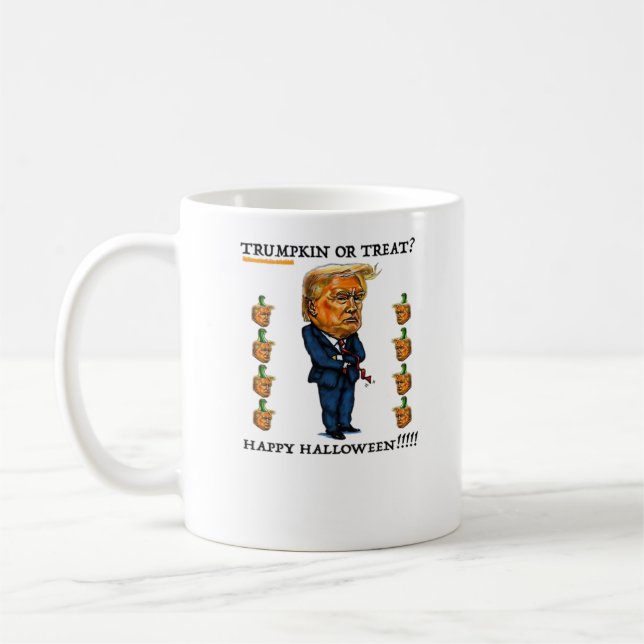 Taza De Café Trumpkin O Trate Clásico (Izquierda)