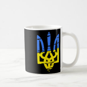 Taza De Café Tryzub Ucrania Tridente Militar Ucraniano