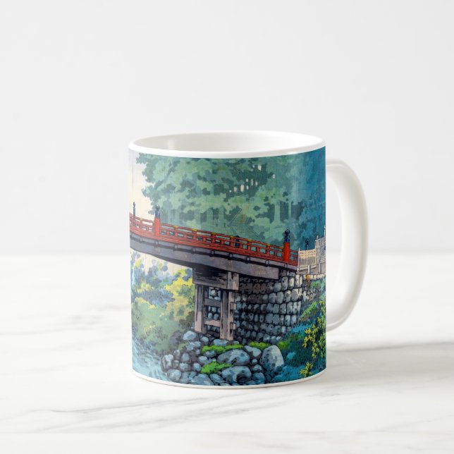 Taza De Café Tsuchiya Koitsu - Puente sagrado de Nikko (Anverso derecho)