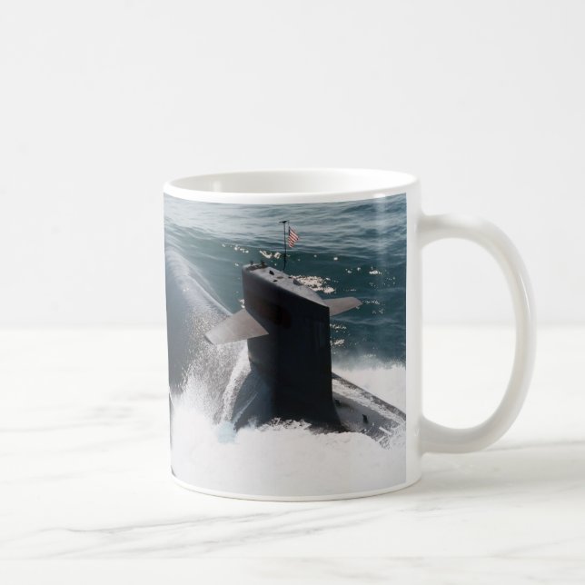 Taza De Café TSV Coffee MUG con submarino de clase 688 (Derecha)