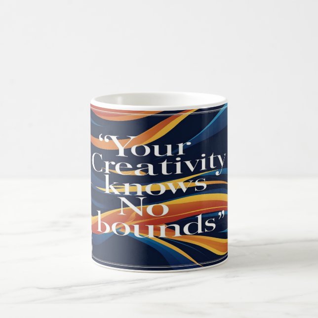 Taza De Café Tu creatividad no tiene límites (Centro)