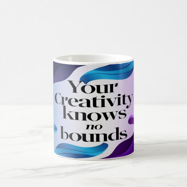 Taza De Café Tu creatividad no tiene límites (Centro)