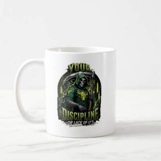 Taza De Café Tu Disciplina o Falta de Ella Dark Reaper