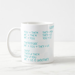 Taza De Café Tú = Ellos mug