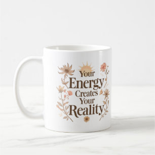 Taza De Café Tu Energía Crea La Realidad Inspiración