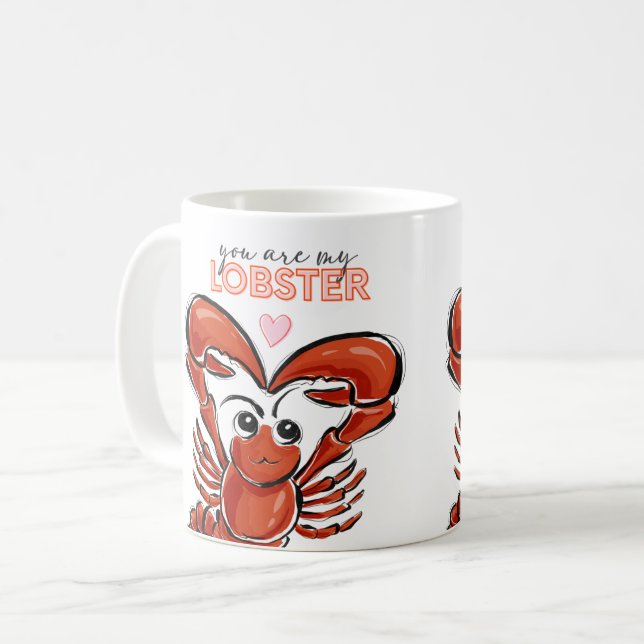 Taza De Café Tú Eres Mi Tía De Lobster  (Anverso izquierdo)