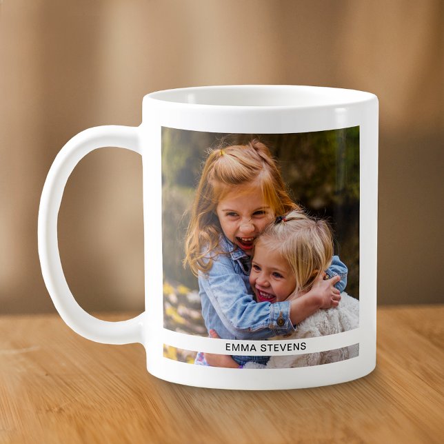 Taza De Café Tu foto y nombre doble cara Mug (Subido por el creador)