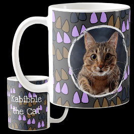 Taza De Café Tu gato en un tazón de café gris