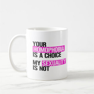 Taza De Café Tu homofobia es una elección
