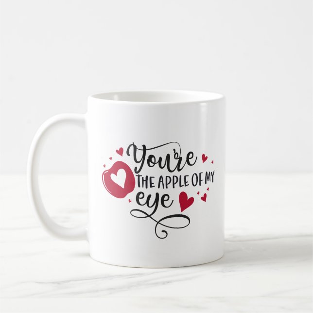 Taza De Café Tu manzana de mi ojo (Izquierda)
