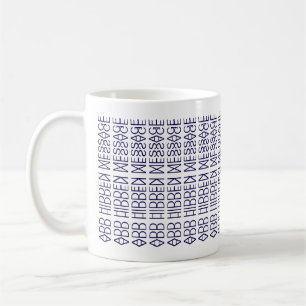 Taza De Café Tu Mensaje Oculto Personalizado 149NW Novedad